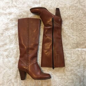 Vintage Leather Boho Boots